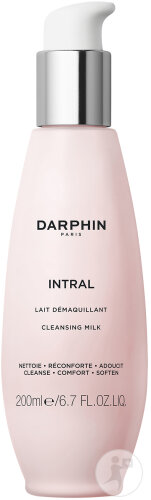 Darphin Intral Lait À Démaquiller À La Camomille Peaux Sensibles Flacon Pompe 200ml Nouvelle Formule