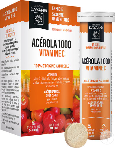 Dayang Acérola 1000 Vitamine C 24 Comprimés