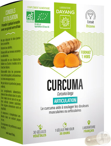 Dayang Curcuma Bio 30 Gélules