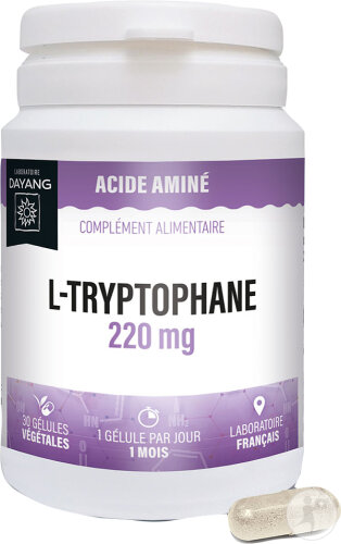 Dayang L-Tryptophane 220mg 30 Gélules