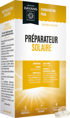 Dayang Préparateur Solaire Complément Alimentaire 30 Gélules