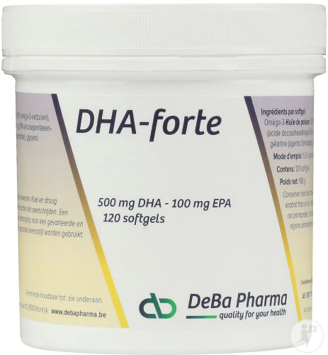 Deba DHA-Forte 500mg Softgels 120