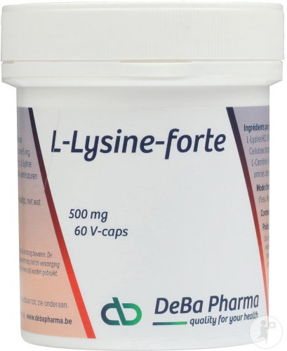 Deba L-Lysine Forte 500mg Capsules 60