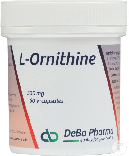 Deba L-Ornithine 500mg Capsules 60