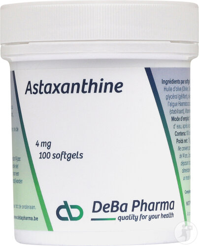 Deba Astaxanthine 4mg 100 Gélules