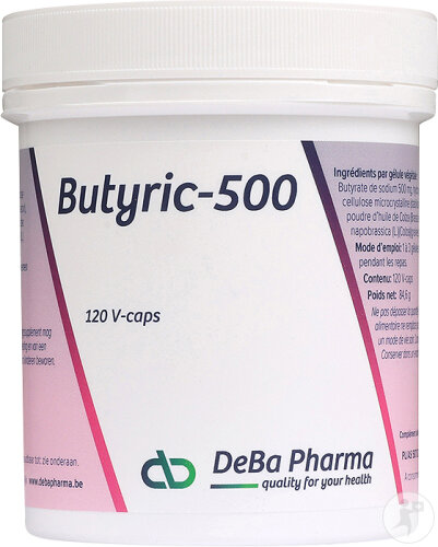 DeBa Pharma Butyric-500 Complément Alimentaire 120 Gélules