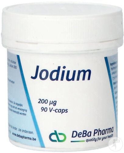 Deba Pharma Iode 200mcg 90 Gélules