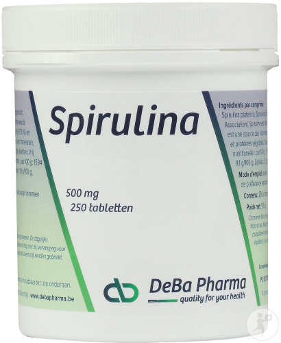 Deba Spirulina 500mg 250 Comprimés 