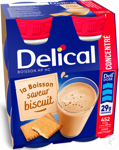 Delical Concentré Biscuit 4x200ml