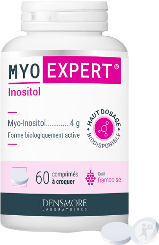 Densmore Myo Expert Myo-Inositol Bioactif 60 Comprimés À Croquer