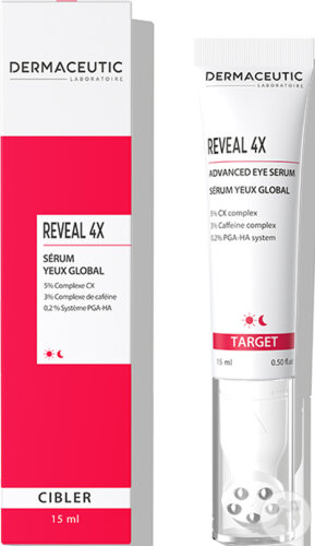 Dermaceutic Reveal 4X Sérum Yeux Global Cibler Tube 15ml