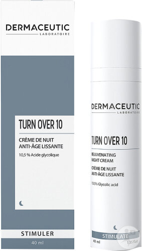 Dermaceutic Turn Over 10 Crème De Nuit Anti-Âge Lissante Flacon 40ml