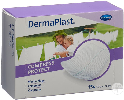 Dermaplast Compress Protect 7,5x10cm 10 Pièces