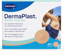 Dermaplast Sensor Patch 21mm Beige 20 Pièces