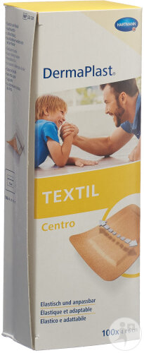 Dermaplast Textil Centro 4x6cm Chair 100 Pièces