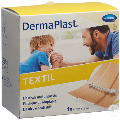 Dermaplast Textil Pansement Rapide 6cmx5m 1 Pièce