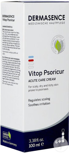 Dermasence Vitop Psoricur Acute Soin Crème 100ml