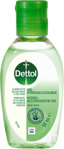 Dettol Gel Hydroalcoolique Aloe Vera 50ml