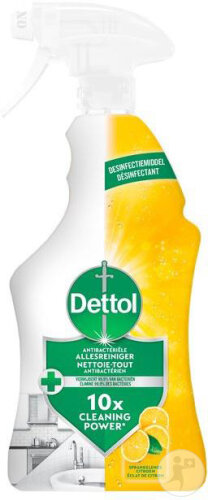 Dettol Power Et Fresh Spray Désinfectant Nettoyant Multi-Usages 750ml