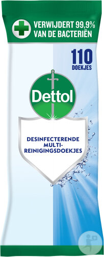 Dettol Lingettes Désinfectantes Multi-Surfaces 110 Pièces