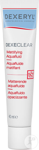 Dexeryl Dexclear Aquafluide Matifiant IP50+ Peaux Grasses À Tendance Acnéique 40ml
