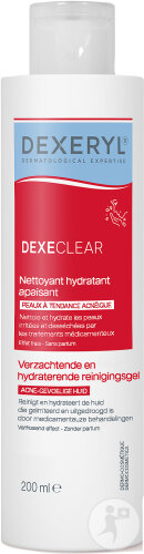 Dexeclear Nettoyant Hydratant Apaisant Peaux À Tendance Acnéique Flacon 200ml