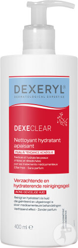 Dexeclear Nettoyant Hydratant Apaisant Peaux À Tendance Acnéique Flacon Pompe 400ml