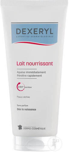 Dexeryl Essentiel Lait Riche Nourrissant Sans Parfum Peaux Sèches Tube 200ml