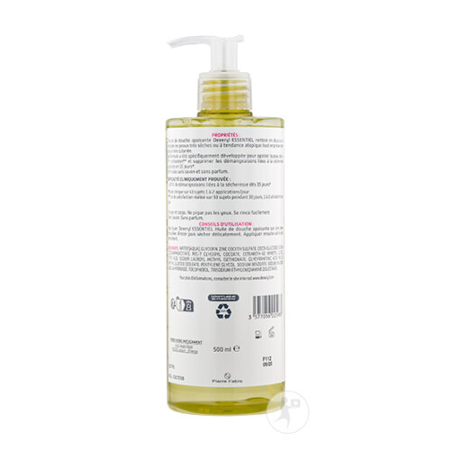 Dexeryl Huile De Douche Apaisante Peaux Très Sèches Ou À Tendance Atopique Flacon Pompe 500ml-2