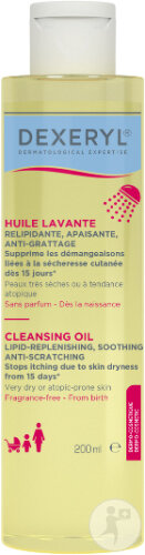 Dexeryl Huile Lavante Visage Et Corps Peaux Très Sèches Sujettes À L’Eczéma 200ml