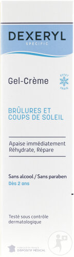 Dexeryl Specific Gel-Crème Brûlures Et Coups De Soleil Tube 50g