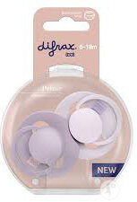 Difrax Prime Ass Dynamic Sucette 6-18 Mois 2 Pièces
