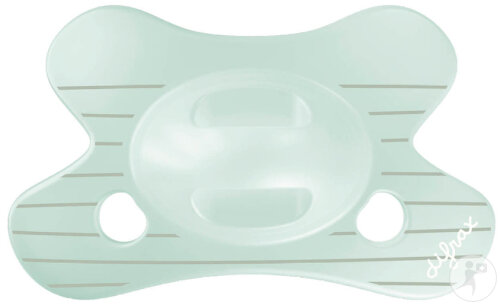 Difrax Sucette Natural 0-6 Mois Stripy Mint 1 Pièce