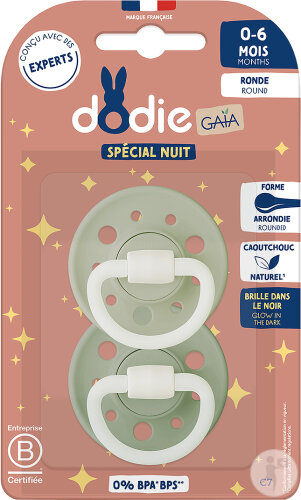 Dodie Sucette Gaia 0-6 Mois Duo Jardin De Nuit C7 2 Pièces