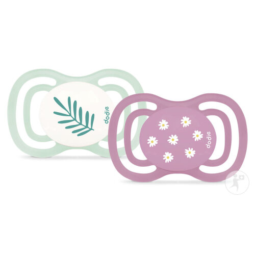 Dodie Sucettes +6 Mois Duo Jour Extra Nature Rose F2 2 Pièces-2