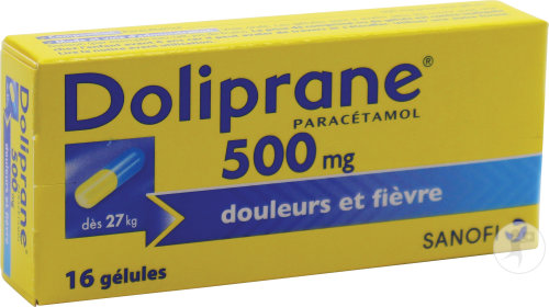 Doliprane 500mg Paracétamol Douleurs Et Fièvre 16 Gélules