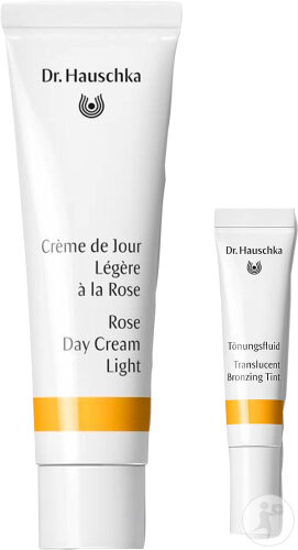 Dr. Hauschka Onpack Crème De Jour Légère À La Rose 30ml + Émulsion Teintée 2,5ml
