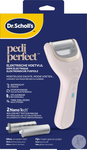 Dr. Scholl's Pedi Perfect Râpe Éléctrique Exfoliant Rechargeable 1 Pièce