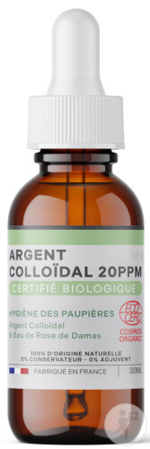 Dr Theiss Argent Colloïdal Hygiène Des Paupières Cosmos Organic 30ml