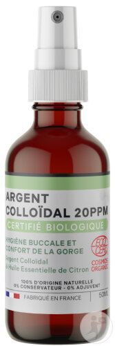 Dr Theiss Argent Colloïdal Spray Gorge Cosmos Organic 50ml