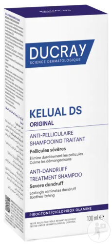 Ducray Kelual Ds Shampoing Traitant Pellicules Sévères & Démangeaisons 100ml
