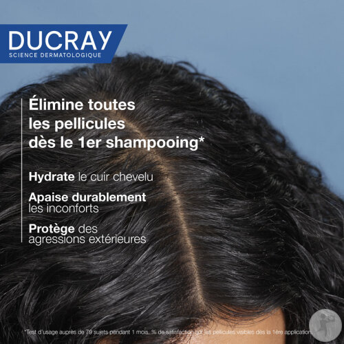 Ducray Kelual Squanorm Shampoing Traitant Hydratant Pellicules Sèches 400ml-6