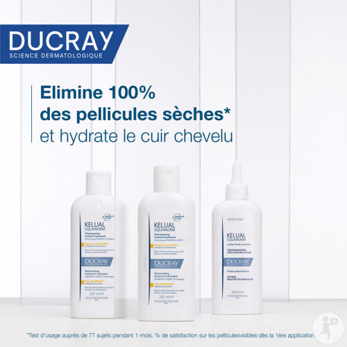 Ducray Kelual Squanorm Shampoing Traitant Hydratant Pellicules Sèches 400ml-9