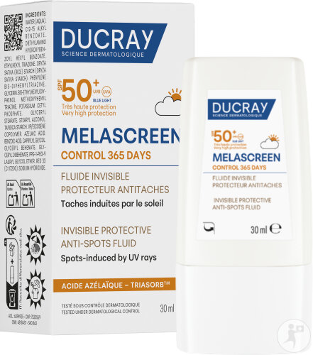 Ducray Melascreen Control 365 Days IP50+ Fluide Protecteur Antitaches 30ml