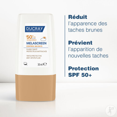 Ducray Melascreen Control 365 Days IP50+ Fluide Teinté Protecteur Antitaches 30ml-2