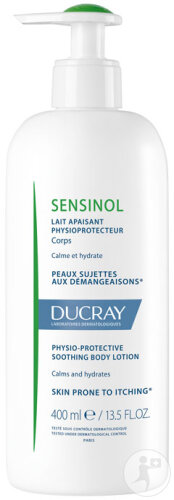 Ducray Sensinol Lait Apaisant Physio-Protecteur Peau Sujette Aux Démangeaisons 400ml