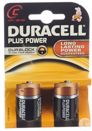 Duracell Pile MN1400 LR14 2 Pièces