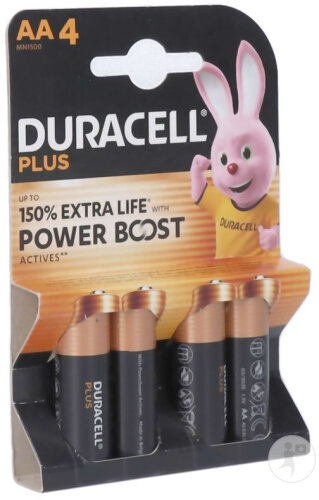 Duracell Pile MN1500 LR6 4 Pièces