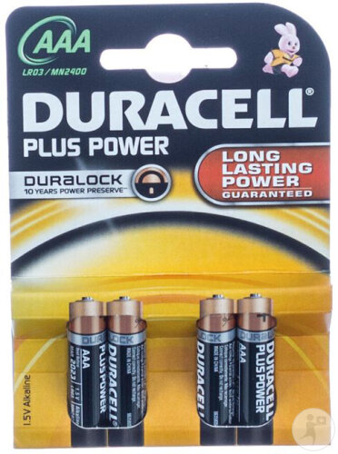 Duracell Pile MN2400 LR03 4 Pièces