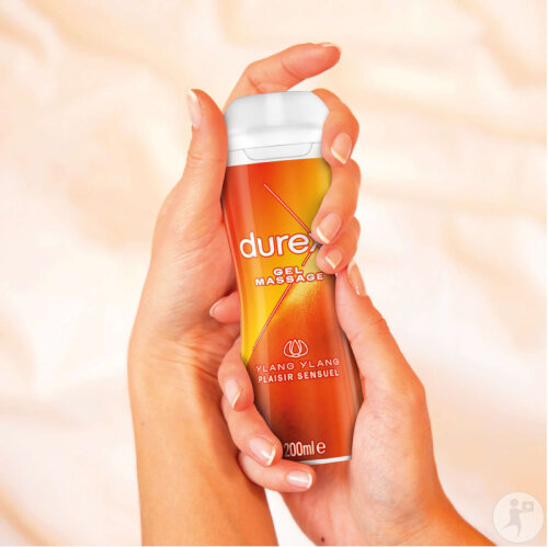 Durex Gel Massage Lubrifiant Sensuel À Base D'Eau 2en1 Ylang Ylang Tube 200ml-5